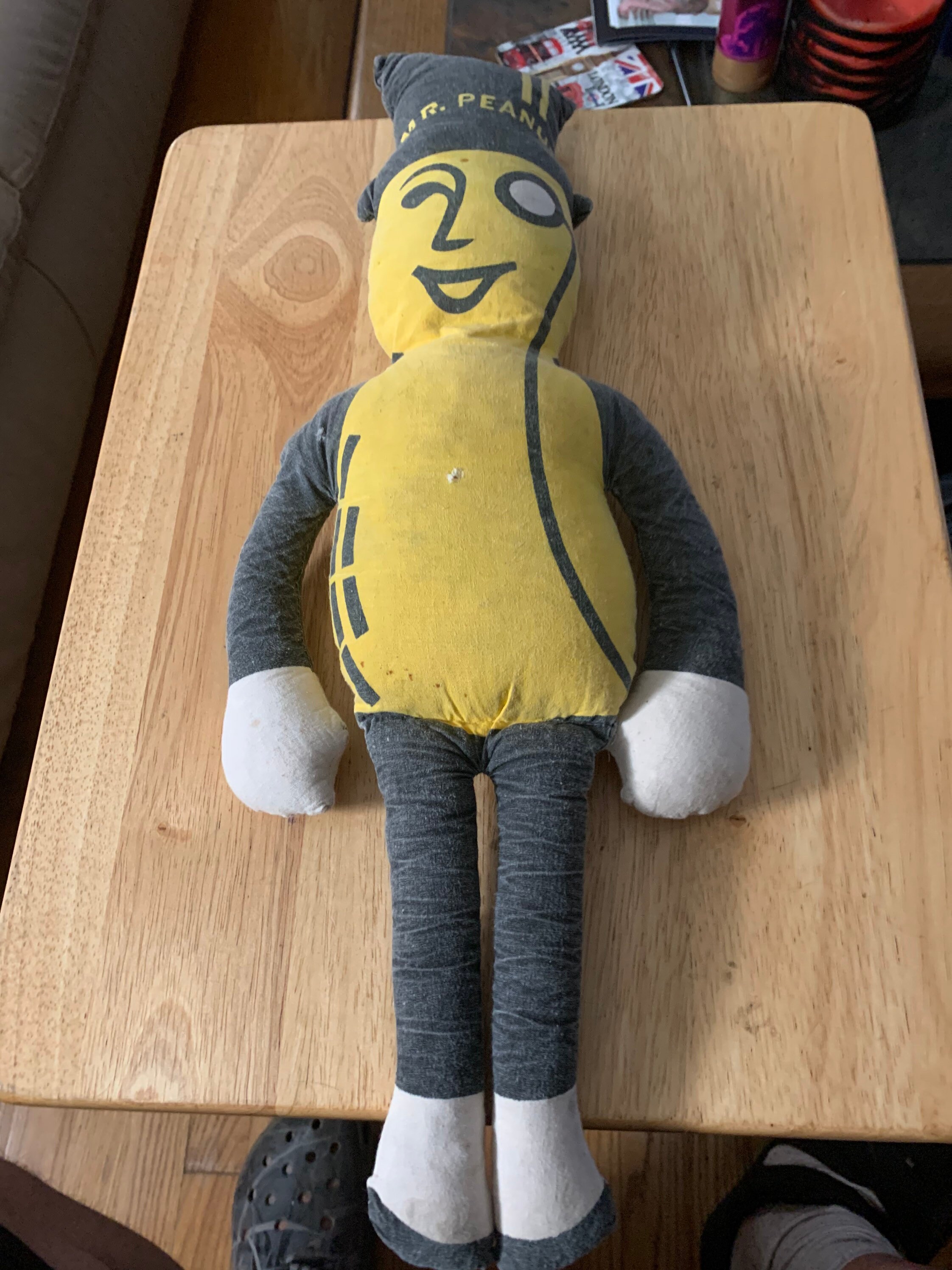 1970s Mr. Peanut Pillow Plush Etsy UK