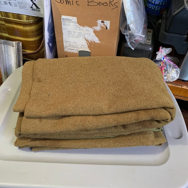 Army Wool Blanket Etsy
