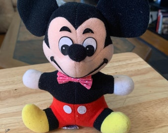 vintage 1970s Mickey Mouse plush animal from Disneyland