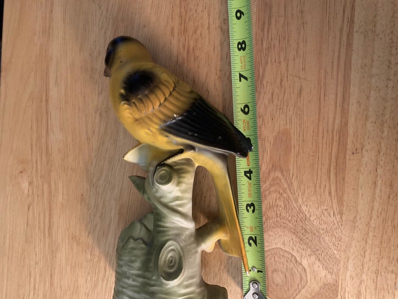 Vintage ceramic glazed bird figure no chips or cracks nice colors