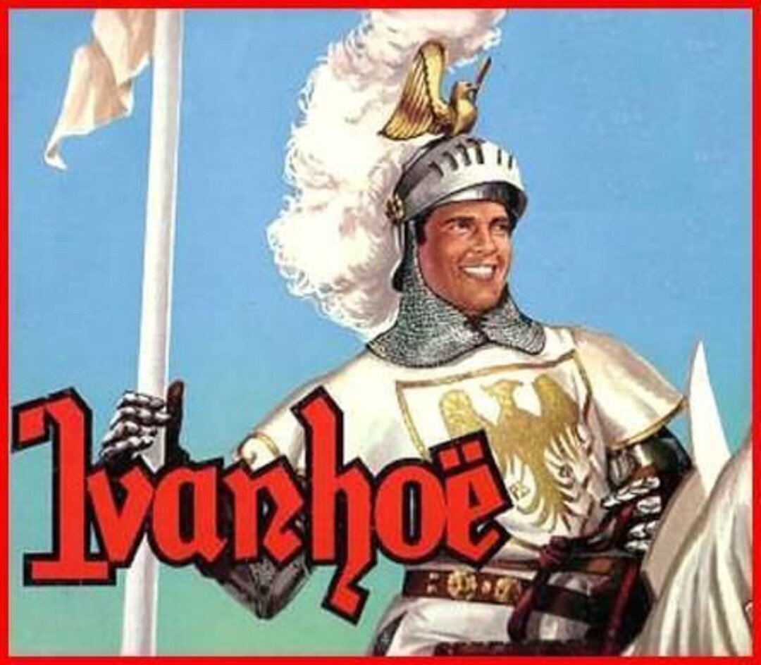IVANHOE Roger Moore 1958 TV Series 36 Black & White EPISODES on 3 Dvds