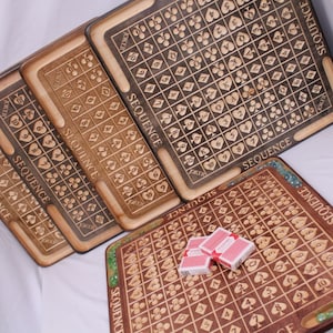 Maple, Heirloom Quality Sequence Board with Pockets