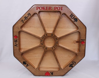 Deep Pocket Rummoli Board with Lazy Susan Base