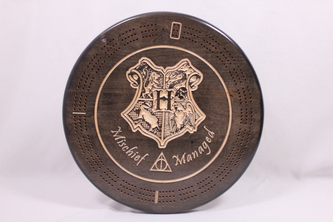 Harry Potter Themed Cribbage Boards Peg Storage Only Etsy