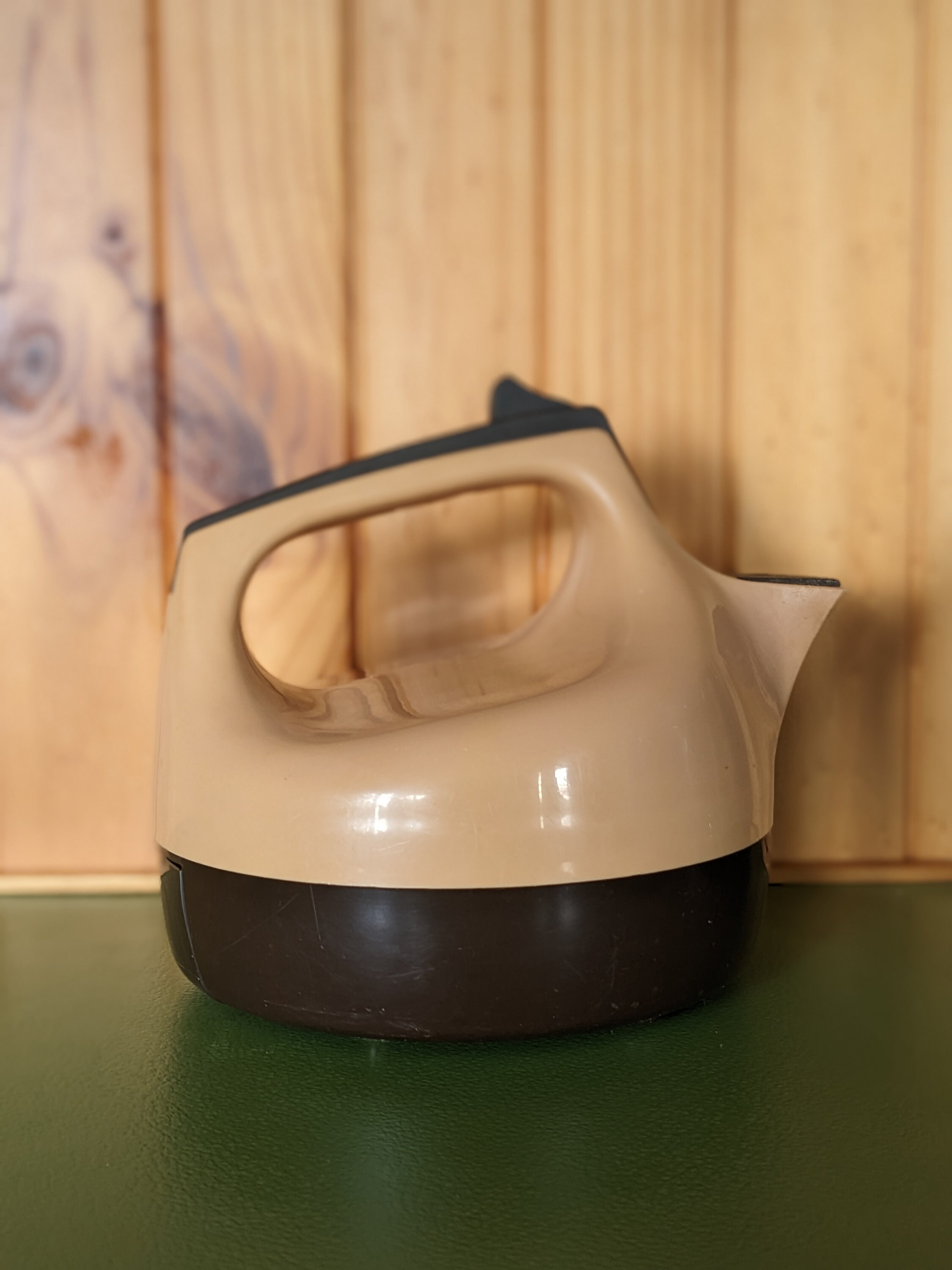 Vintage Retro Round Ball GE Chrome Electric Kettle Water Heater Tea Coffee  K42 Box