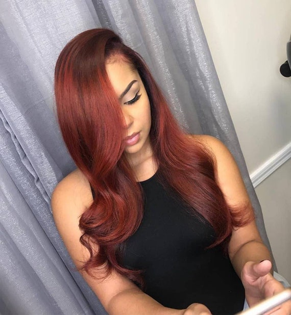 custom colored lace wigs