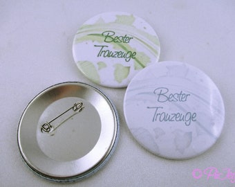 Button -Bester Trauzeuge- Hochzeit, Geschenk, andenken, Freund