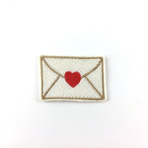 Letter patch iron-on applique