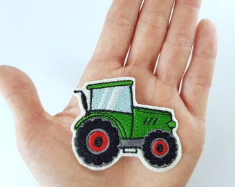 Tractor patch iron-on applique