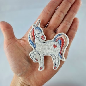 Unicorn iron-on patch applique patch