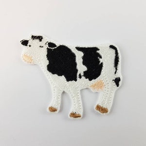 Cow patch iron-on applique