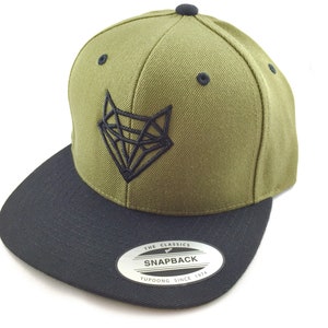 Cap Snapback / Basecap with Fuchs Embroidery 3D