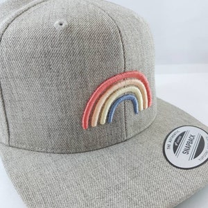 Cap Snapback / Baseballcap with Rainbow Embroidery 3D