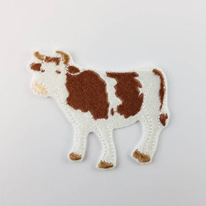 Cow patch iron-on applique