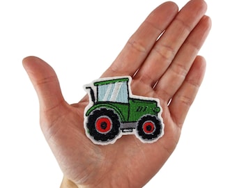 Traktor Aufnäher Bügelbild Applikation