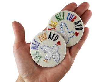 Say NO to the AfD - FCK AfD - Pin-on Button