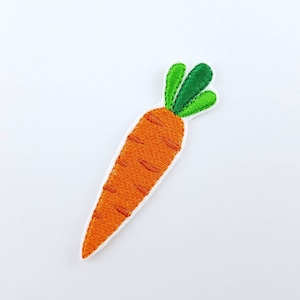 Carrot carrot iron-on patch applique