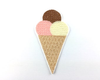 Ice Cream Cone Patch Ironing Image Application