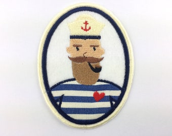 Sailor / sailor application iron-on patch