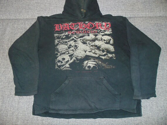 Bathory Requiem hoodie XL 2001 rare vintage black