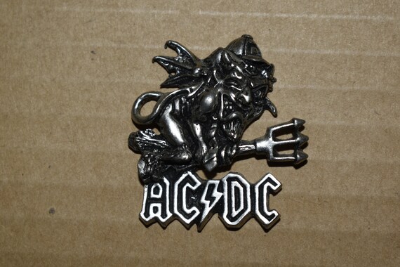 AC/DC pin badge 1992 rare vintage | Etsy