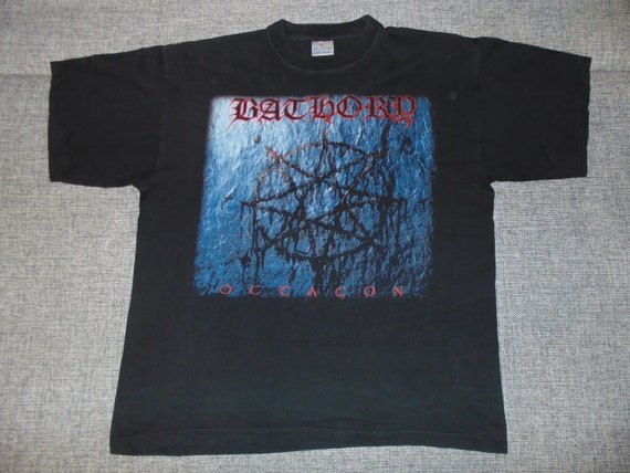Bathory Octagon shirt XL 2001 rare vintage black m