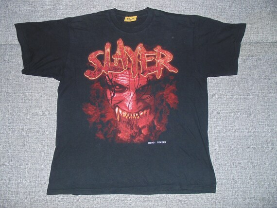 Slayer shirt XL 2001 vintage