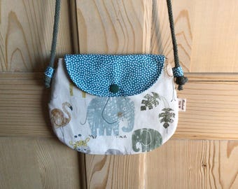 Shoulder bag Girls bag Children's basket Fabric bag Toy bag Cotton bag