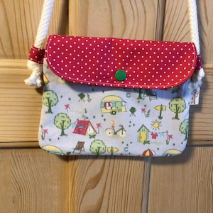 Umhängetasche Mädchentasche  Kinderkörbchen Stoffbeutel Spielzeugtasche Baumwolltasche
