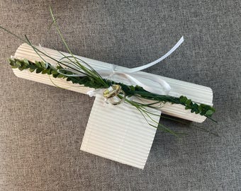 Wedding money gift roll for cash gifts and gift vouchers