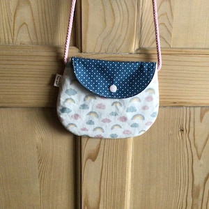 Umhängetasche Mädchentasche  Kinderkörbchen Stoffbeutel Spielzeugtasche Baumwolltasche