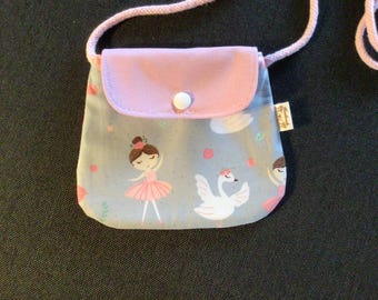 Shoulder bag toddler girl bag fabric bag toy bag cotton bag