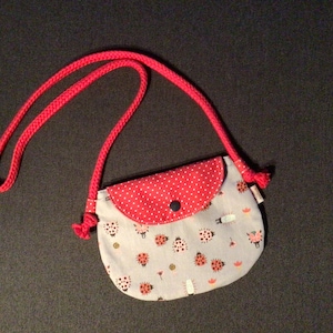 Umhängetasche Mädchentasche  Kinderkörbchen Stoffbeutel Spielzeugtasche Baumwolltasche