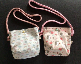 Shoulder bag Children's bag Children's basket Fabric bag Toy bag Cotton bag