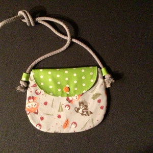 Umhängetasche Mädchentasche  Kinderkörbchen Stoffbeutel Spielzeugtasche Baumwolltasche