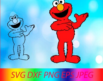 Download Svg Elmo Collection Vector Layered Cut File Silhouette Cameo Cricut Design Template Stencil Vinyl Decal Tshirt Heat Transfer Iron On Clip Art Art Collectibles Deshpandefoundationindia Org