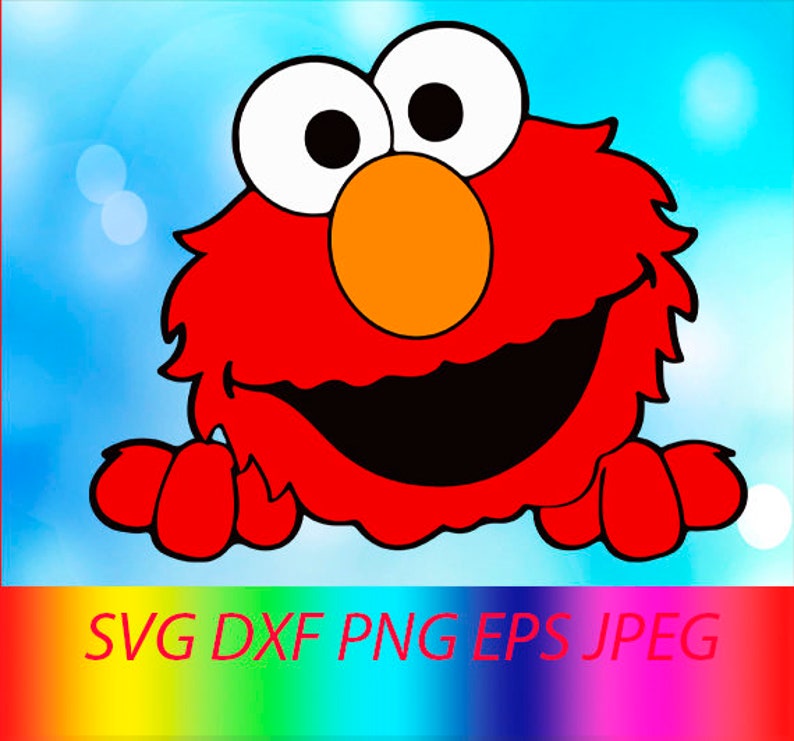 Download Clip Art Svg Elmo Collection Vector Layered Cut File Silhouette Cameo Cricut Design Template Stencil Vinyl Decal Tshirt Heat Transfer Iron On Art Collectibles