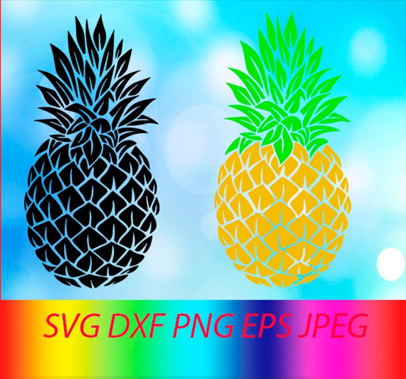 Download SVG Pineapple Vector Layered Cut File Silhouette Cameo ...