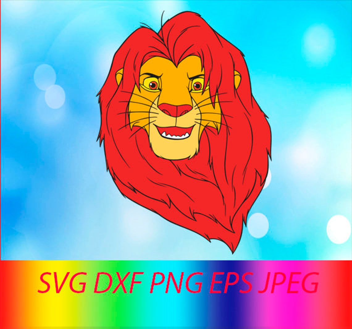 SVG Disney Lion King Vector Layered Cut File Silhouette Cameo | Etsy