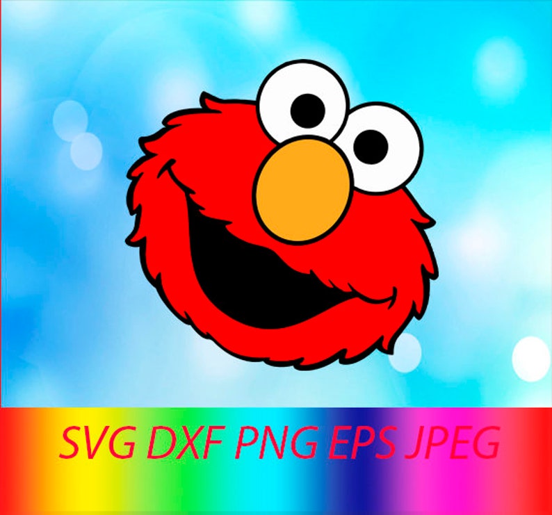 Download Art Collectibles Clip Art Svg Elmo Collection Vector Layered Cut File Silhouette Cameo Cricut Design Template Stencil Vinyl Decal Tshirt Heat Transfer Iron On