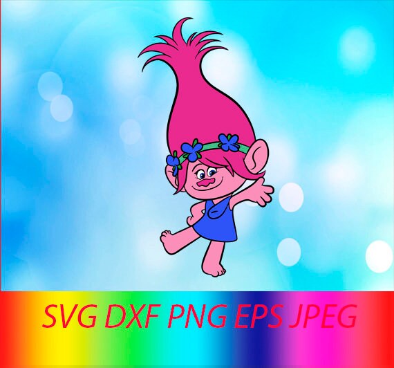 Download Svg Poppy Trolls Poppy Hair Vector Layered Cut File Silhouette Cameo Cricut Design Template Stencil Vinyl Decal Clip Art Art Collectibles