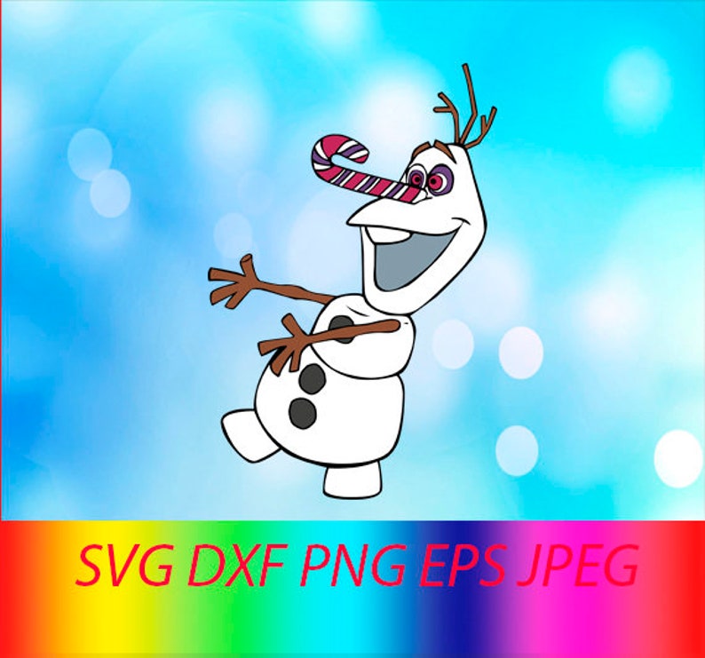 Download SVG Frozen Olaf Vector Layered Cut File Silhouette Cameo ...