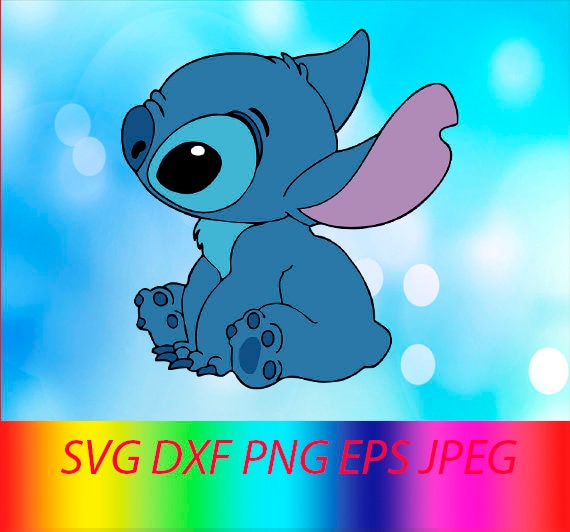 Svg Lilo And Stich Vector Layered Cut File Silhouette Cameo Etsy