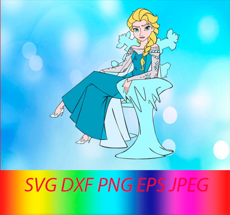 Download SVG Frozen Vector Layered Cut File Silhouette Cameo Cricut ...