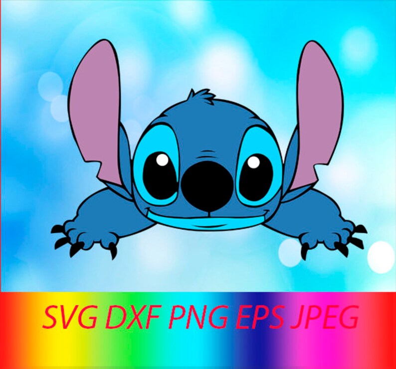 Download SVG Lilo and Stich Vector Layered Cut File Silhouette ...
