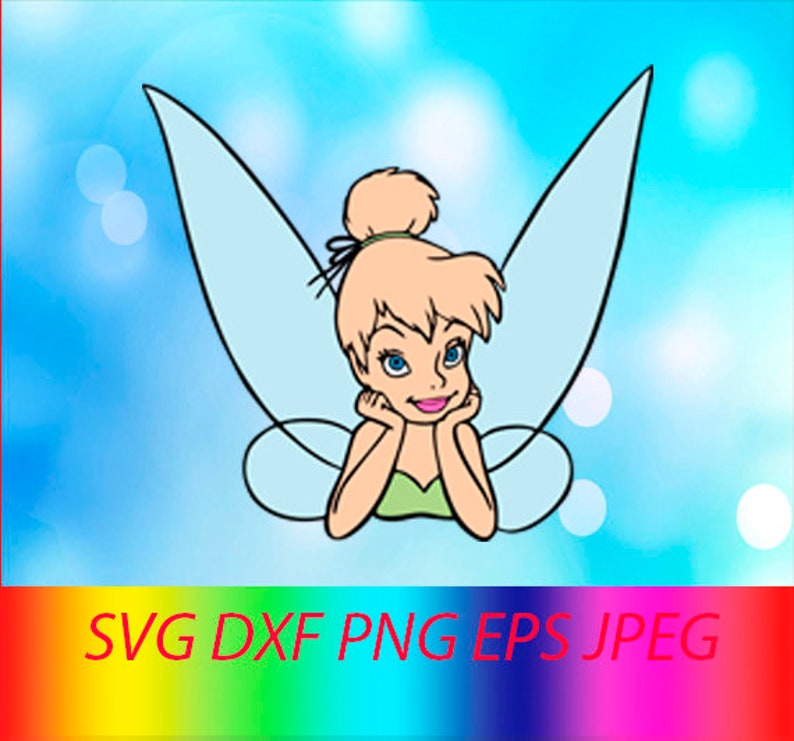 SVG Tinkerbell Vector Layered Cut File Silhouette Cameo Cricut | Etsy
