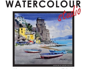 Art Essentials Watercolour Studio Paper - A4 (21 cm x 29.7 cm) - Pack of 40 Sheets