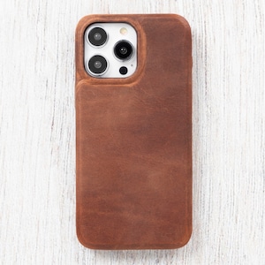Apple iPhone 14 Pro Case, Leather iPhone 14 Pro Max Cover Supports Wireless Charging, iPhone 14 Plus MagSafe Case, iPhone 14 Leather Case