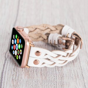 Apple Watch Leather Band, Leather iWatch Strap, Apple Watch Bracelet, Apple iWatch Band, Personalized Gift, Anniversary Gift, Wedding Gift