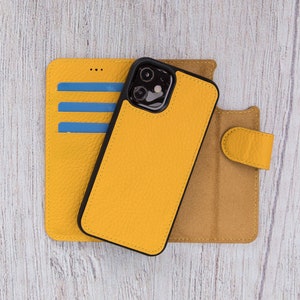 iPhone 12 Mini Leder Hülle iPhone 12 Pro Max Lederhülle Lederhülle iPhone 12 Pro Max Lederhülle iPhone 12 Pro Max Lederhülle iPhone 12 Pro / GELB